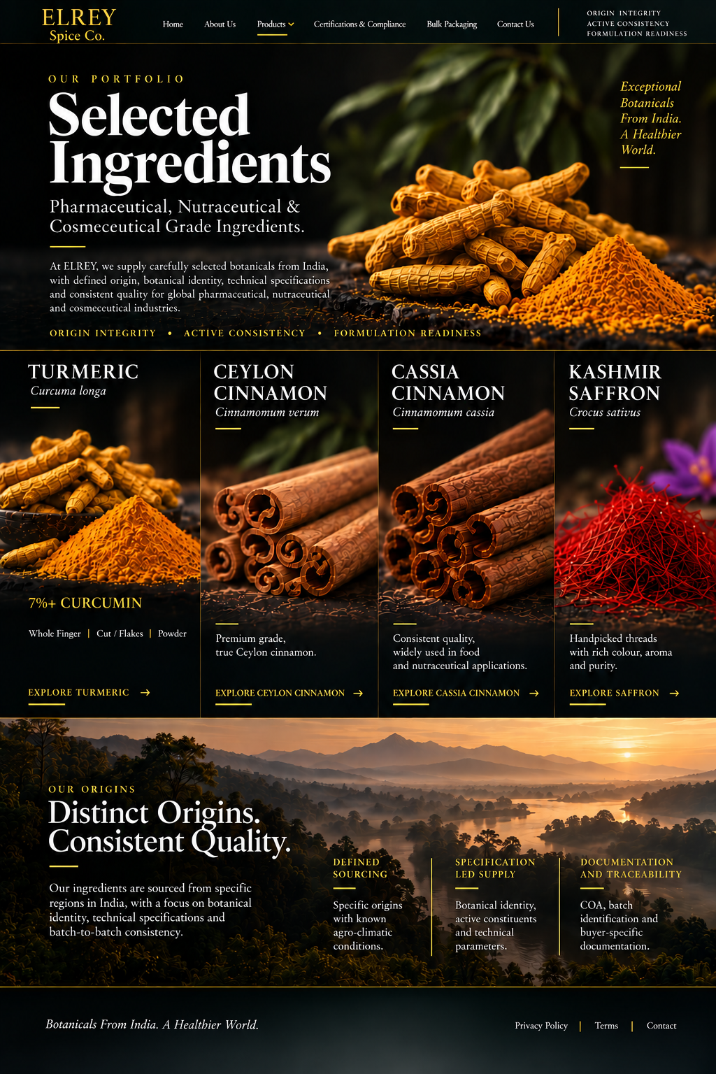 ELREY Spice Co. — Selected Ingredients